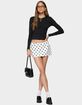 EDIKTED Noreen Polka Dot Mini Skort image number 5