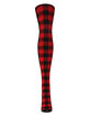 MEMOI Buffalo Check Womens Sweater Tights image number 3