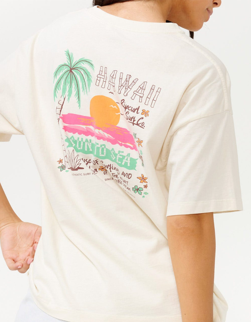 RIP CURL Hanalei Womens Oversized Tee image number 2