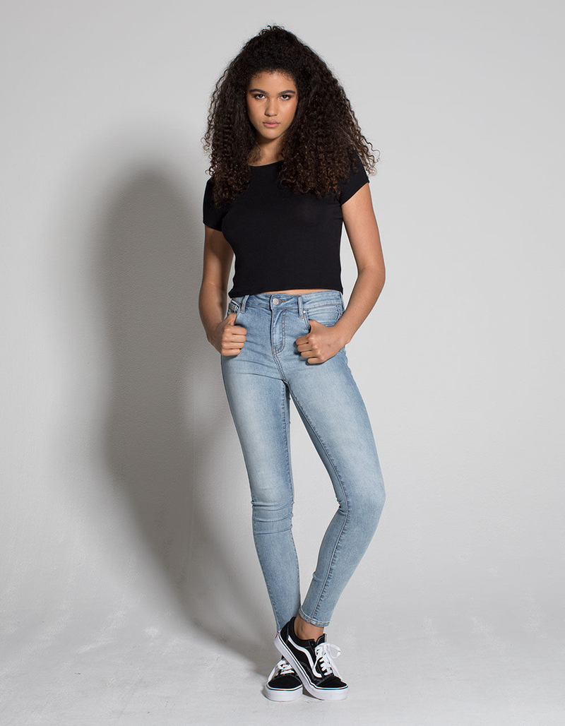 RSQ Manhattan High Rise Womens Skinny Jeans image number 4