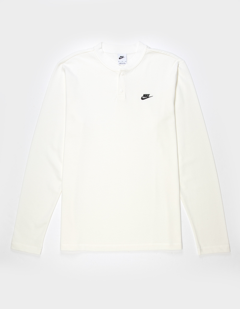 NIKE Club Mens Long Sleeve Henley Tee image number 0