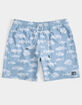 RVCA Horton Fish Mens Volley Shorts image number 1