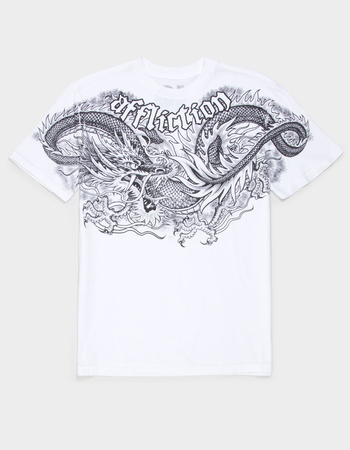 AFFLICTION Flaming Dragon Boys Tee Primary Image