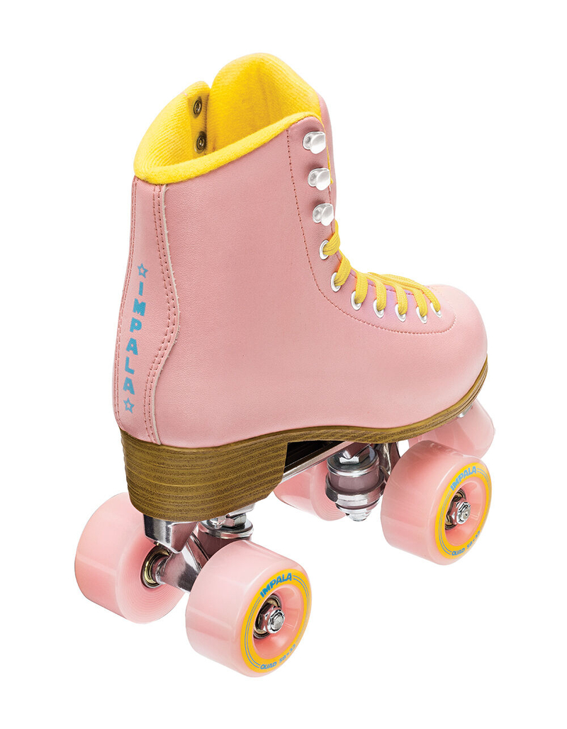 IMPALA ROLLERSKATES Pink & Yellow Quad Skates image number 2