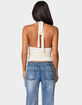 EDIKTED Willow Textured Halter Top image number 5