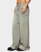 EDIKTED Cuffed Low Rise Baggy Jeans image number 2
