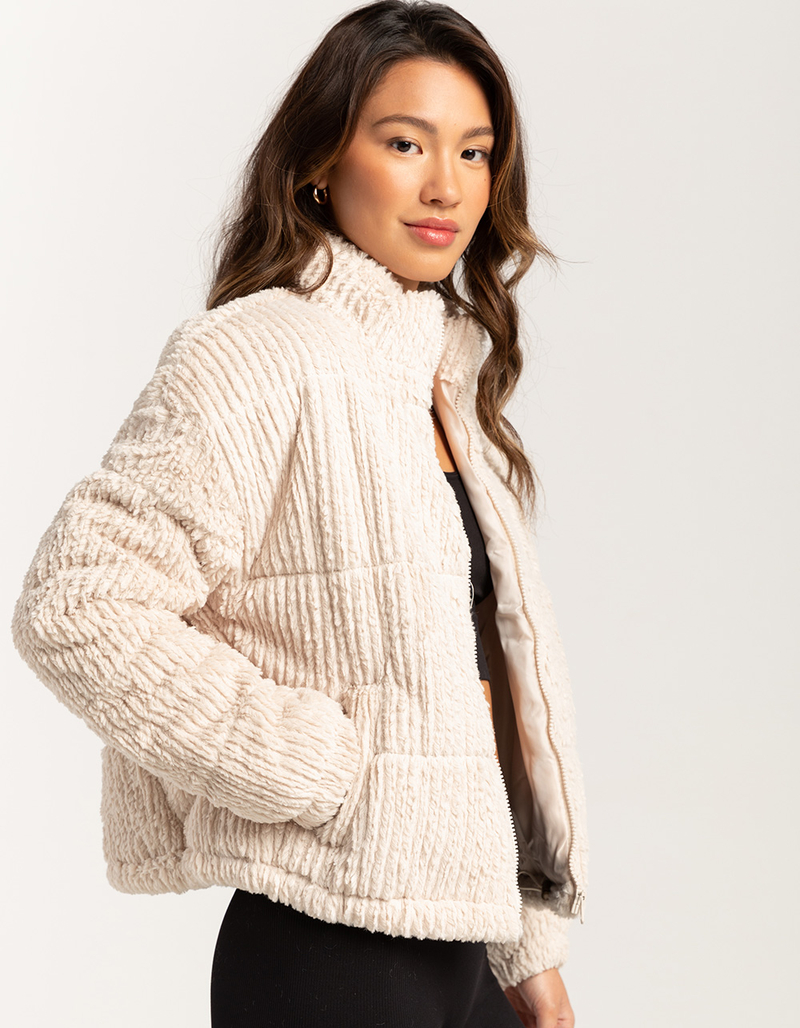 STOOSH Fur Cord Womens Puffer Jacket image number 2
