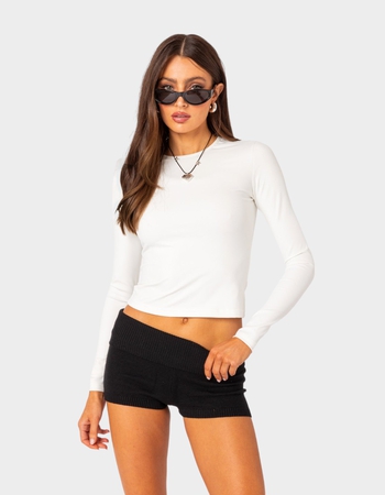 EDIKTED Tay Long Sleeve Top Primary Image