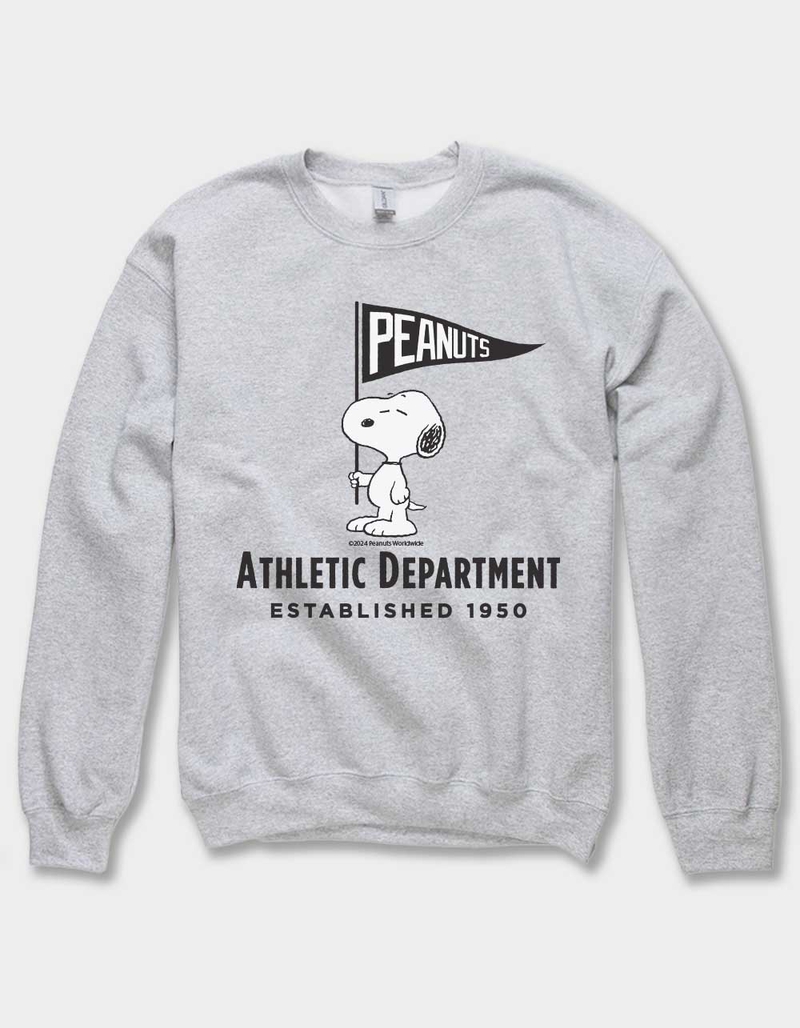 PEANUTS Athletic Department Snoopy Unisex Crewneck Sweatshirt image number 0