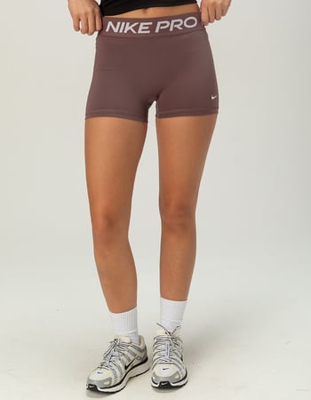 NIKE Pro Womens Mid Rise 3" Compression Shorts Alternative Image