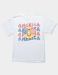 SMILEY America Heart Glasses Unisex Kids Tee image number 1