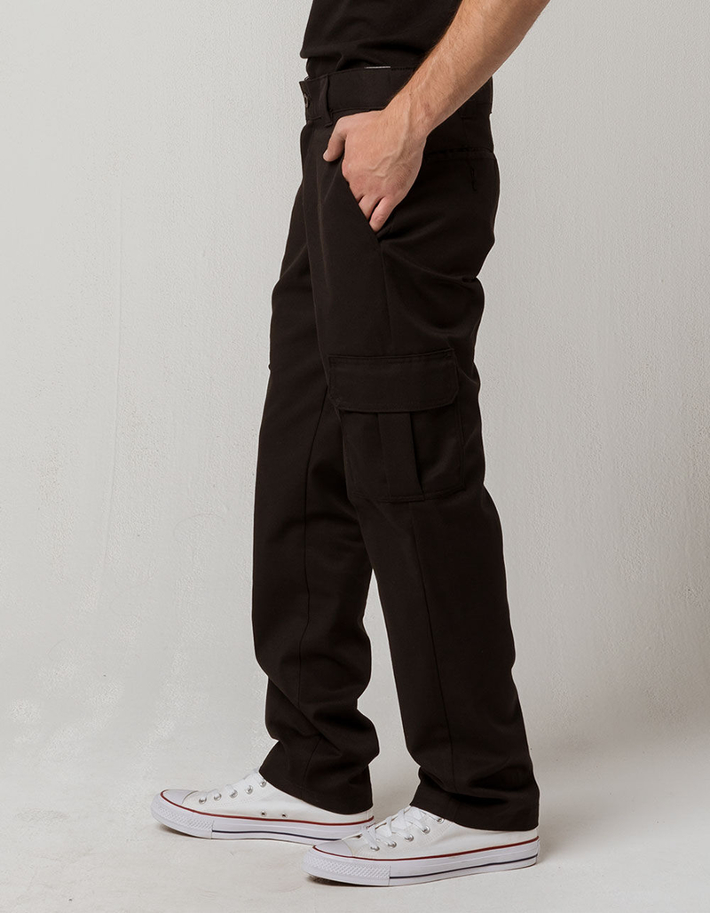 DICKIES FLEX Slim Fit Straight Leg Black Mens Cargo Pants image number 0