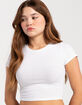 BOZZOLO Womens Cropped Tee image number 1