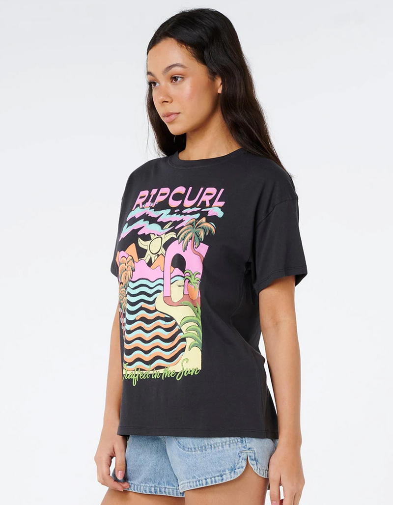 RIP CURL Half Moon Bay Womens Relaxed Tee image number 2