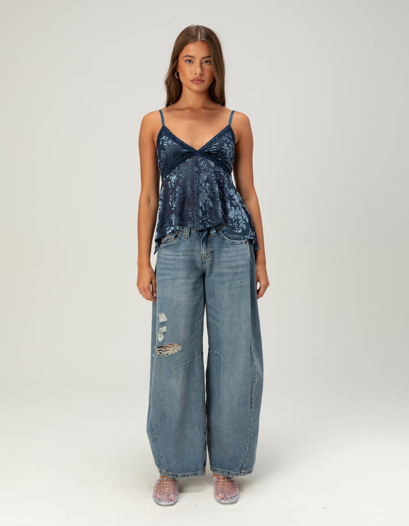 BDG Urban Outfitters Celia Devor&eacute; Womens Babydoll Top image number 1