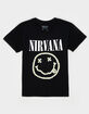 NIRVANA Flower Girls Boyfriend Tee image number 1