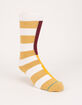 STANCE Split Check Natural Mens Crew Socks image number 1