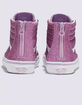 VANS Sk8-Hi Zip Glitter Girls Shoes image number 4