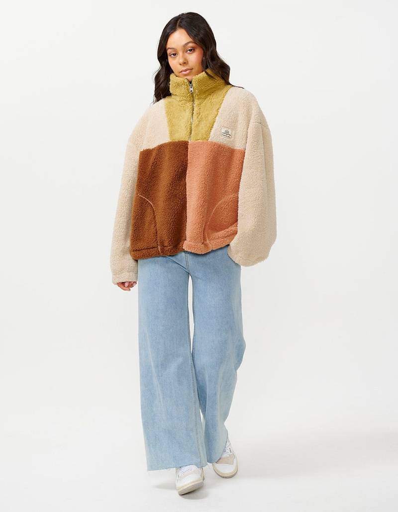 RIP CURL Block Party Womens Polar Fleece Jacket image number 3