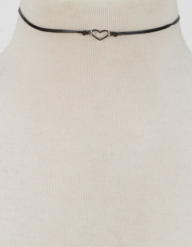 FULL TILT 5 Pack Moon & Open Heart Choker Set image number 1