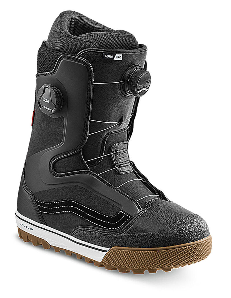 VANS Aura Pro Mens Snowboard Boots BLKWH 376130125