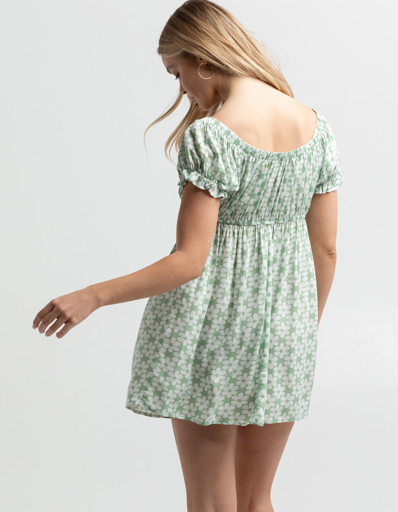FULL TILT Floral Babydoll Dress image number 3