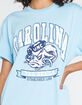 THE ORIGINAL RETRO BRAND UNC University of North Carolina Tar Heels Womens Oversized Tee image number 2