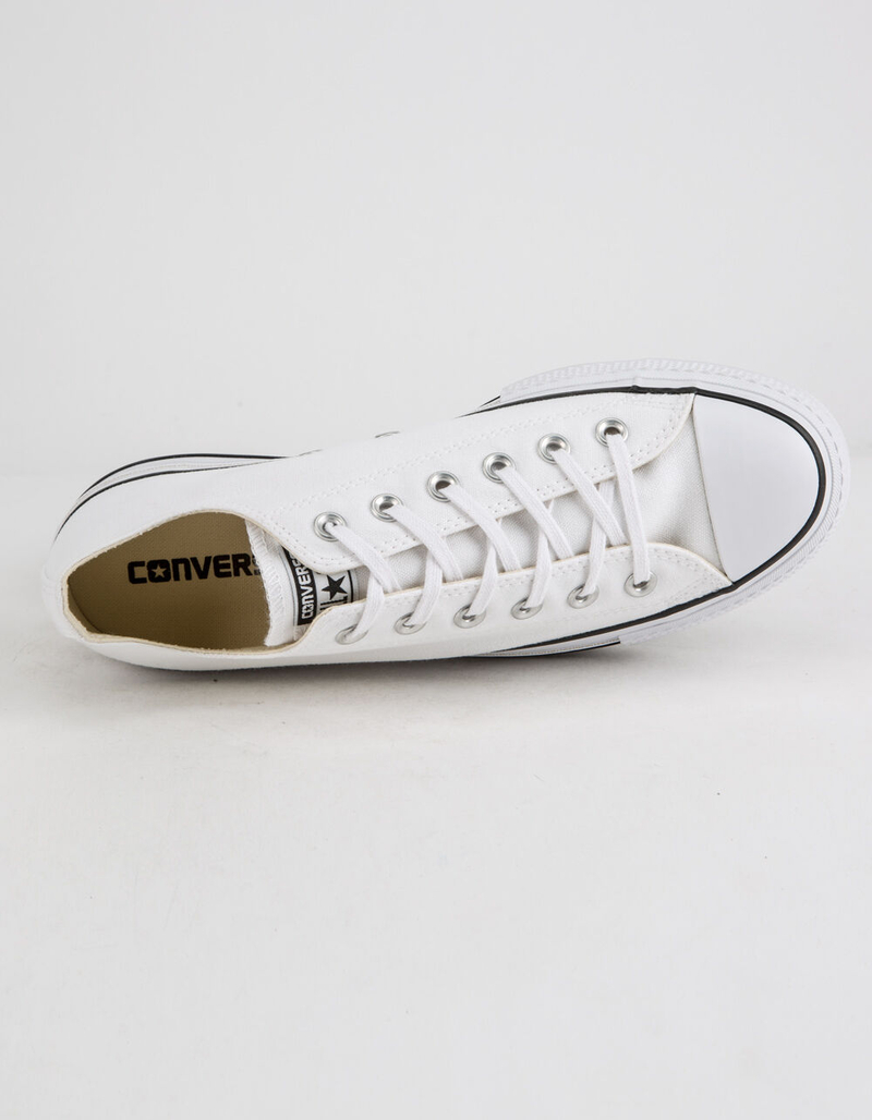 CONVERSE Chuck Taylor All Star Lift White Womens Low Top Shoes image number 2