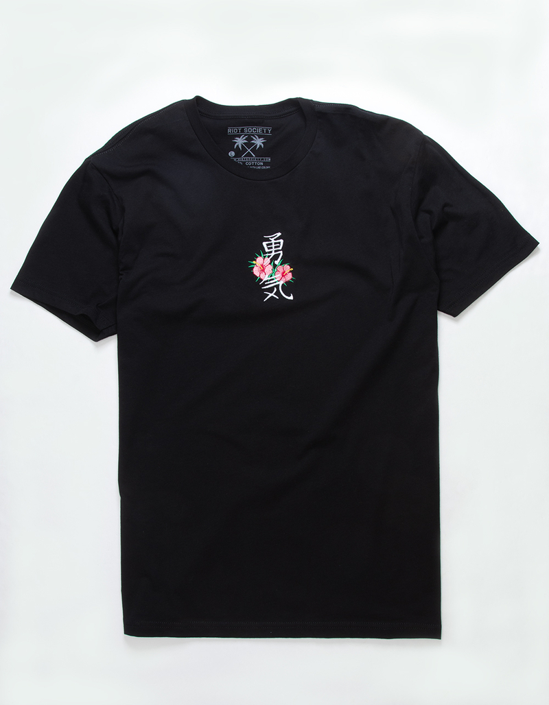 RIOT SOCIETY Kanji Embroidered Mens Tee image number 0