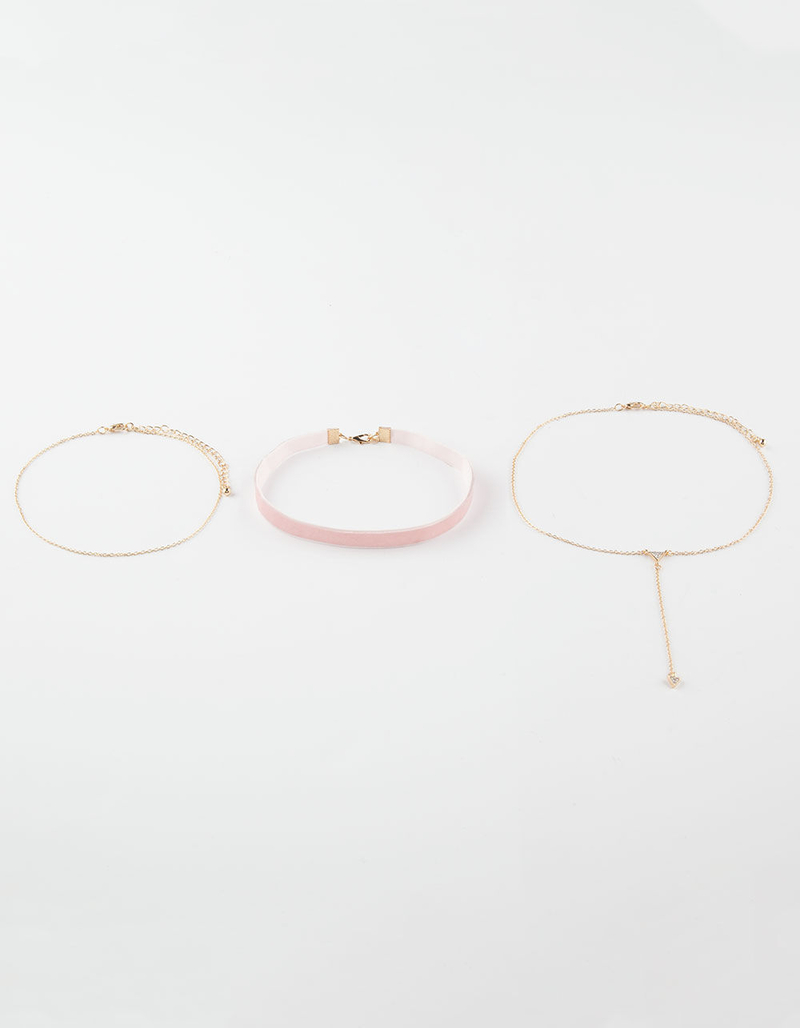 FULL TILT 3 Pack Layered Triangle Chokers image number 0