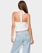 EDIKTED Kylan Asymmetric Halter Top image number 3