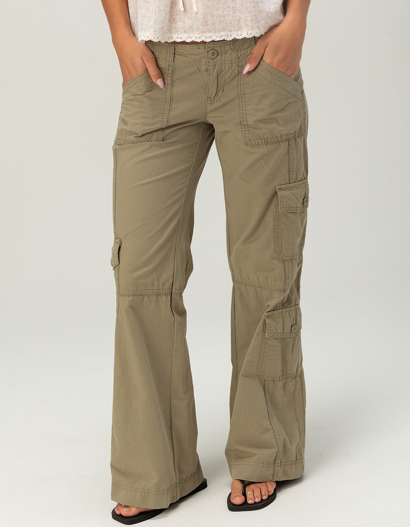 RSQ Womens Low Rise Baggy Cargo Pants image number 1
