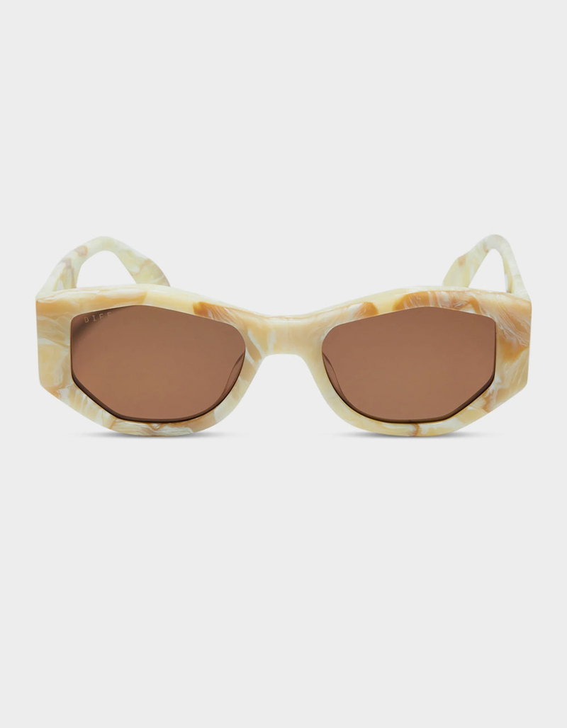 DIFF EYEWEAR Zoe Milk N Honey Brown Sunglasses image number 2