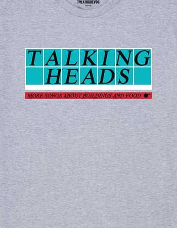 TALKING HEADS Tiled Logo Unisex Tee Alternative Image
