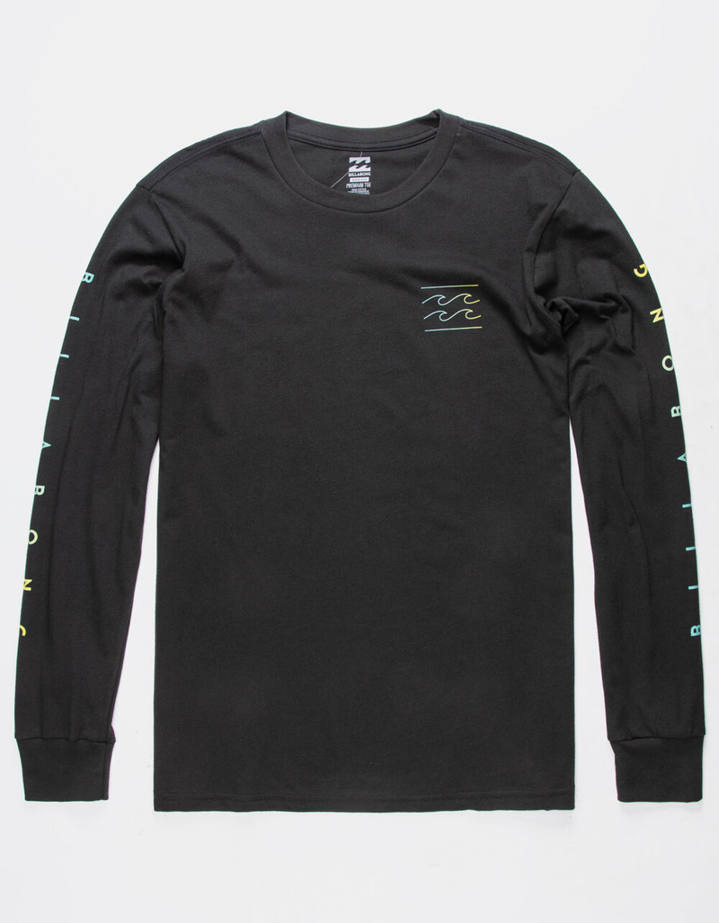 BILLABONG Unity Sleeves Black Mens T-Shirt image number 0