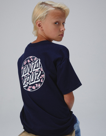 SANTA CRUZ Cherry Blossom Dot Boys Tee Primary Image