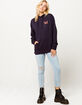 FULL TILT Butterfly Back Hit Navy Womens Hoodie image number 4