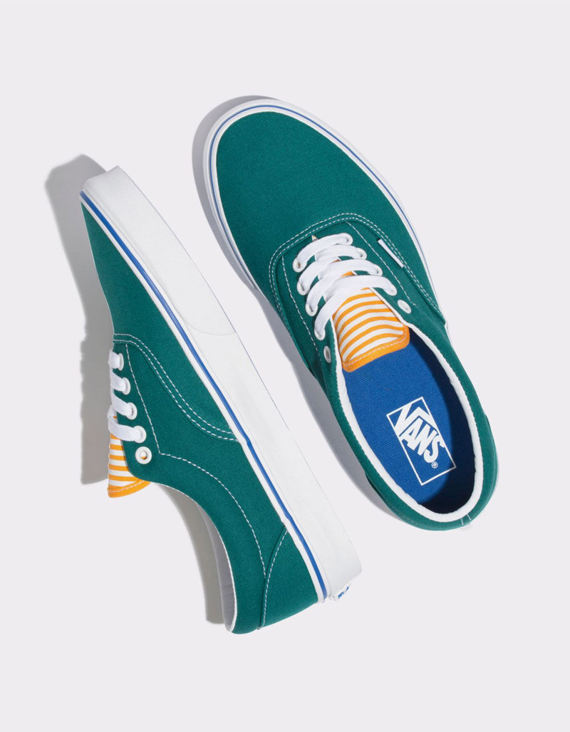 VANS Deck Club Era Quetzal Green & Zinnia Shoes image number 2