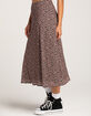 RSQ Womens Low Rise Ditsy Midi Skirt image number 3
