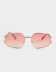 RSQ Ombre Lens Metal Sunglasses image number 2