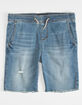 RSQ Ripped Jogger Boys Denim Shorts image number 1