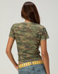 RSQ Womens New York Camo Baby Tee image number 3