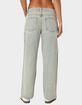 EDIKTED Petite Magda Low Rise Acid Wash Jeans image number 5