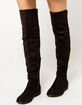 WILD DIVA 50/50 Over The Knee Womens Flat Boots image number 2