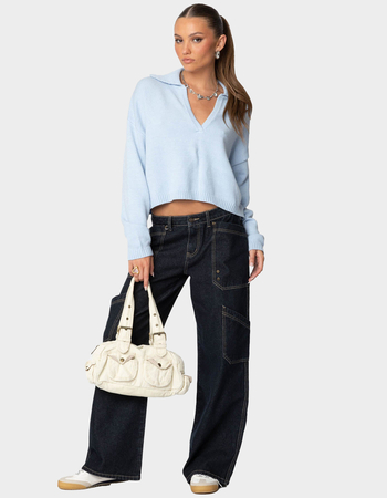 EDIKTED Marcie Oversize Cropped Sweater Alternative Image