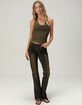 WEST OF MELROSE Sparkle Cowl Womens Halter Top image number 2