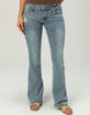RSQ Womens Low Rise Floral Embroidered Bootcut Jeans image number 4
