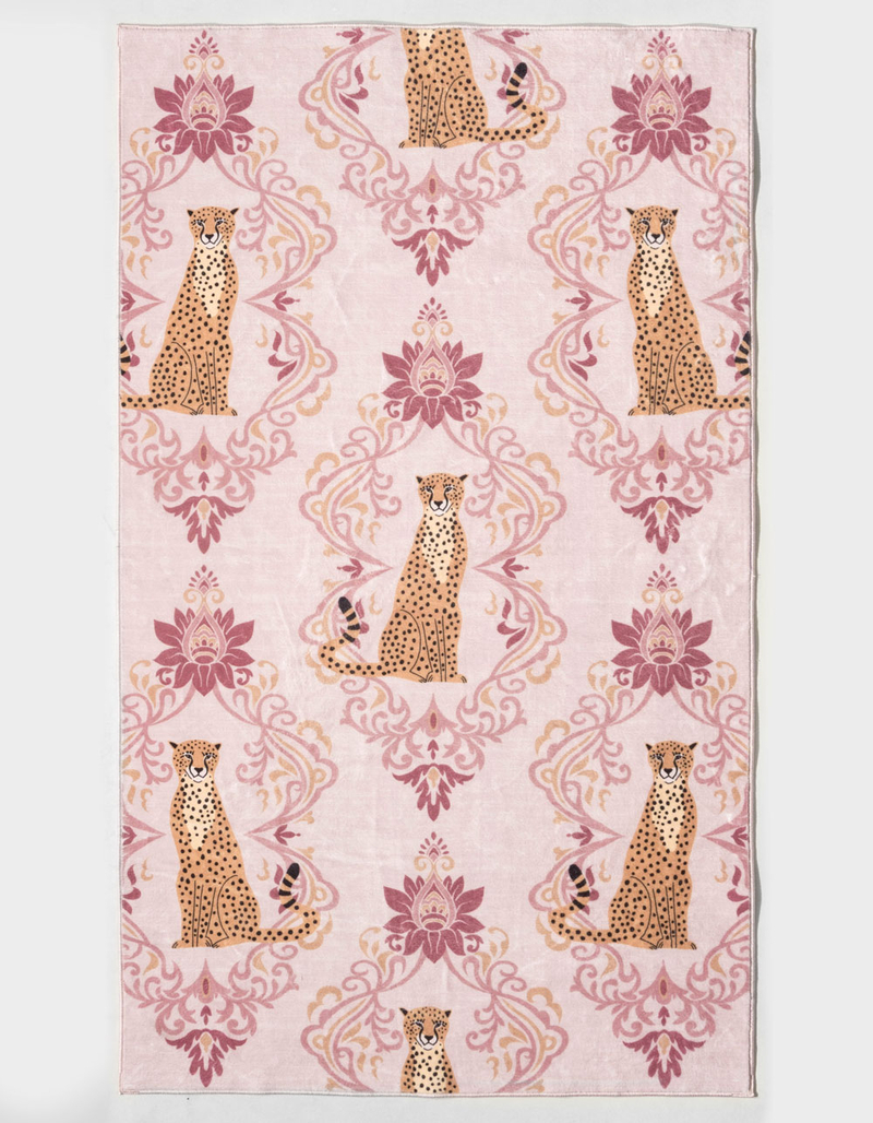 Cheetah Wallpaper 3' x 5' Rug image number 0