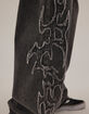 RSQ Mens Extra Baggy Applique Jeans image number 4