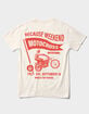 BECAUSE WEEKEND Motocross Mens Tee image number 1